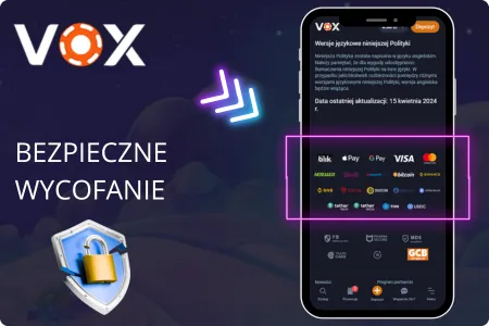 Voxcasino wycofanie